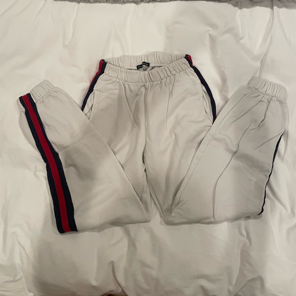 NWOT BRANDY STRIPED SWEATS!!